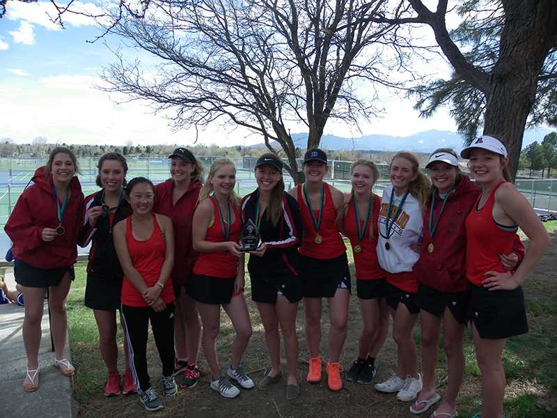 Womens Tennis Wins Against Palmer, Takes District Title