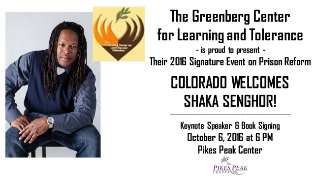 Colorado Welcomes Shaka Senghor
