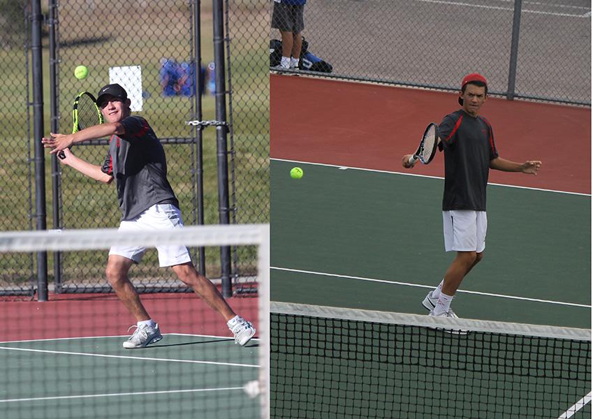 CSML #2 doubles first team all-league duo, Reilly Fredell, 9, and Tucker Travins, 10. 