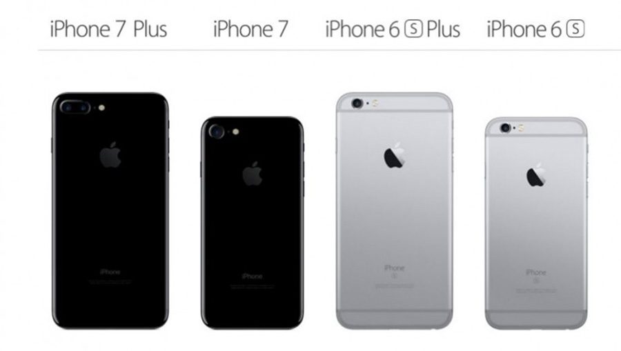 The iPhone 7 adopts a larger, sleeker design as compared to the iPhone 6.