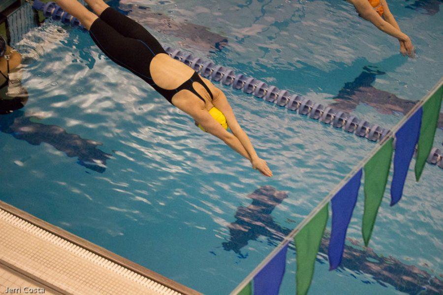 Mia Shaeffer diving into a spectacular swim season.