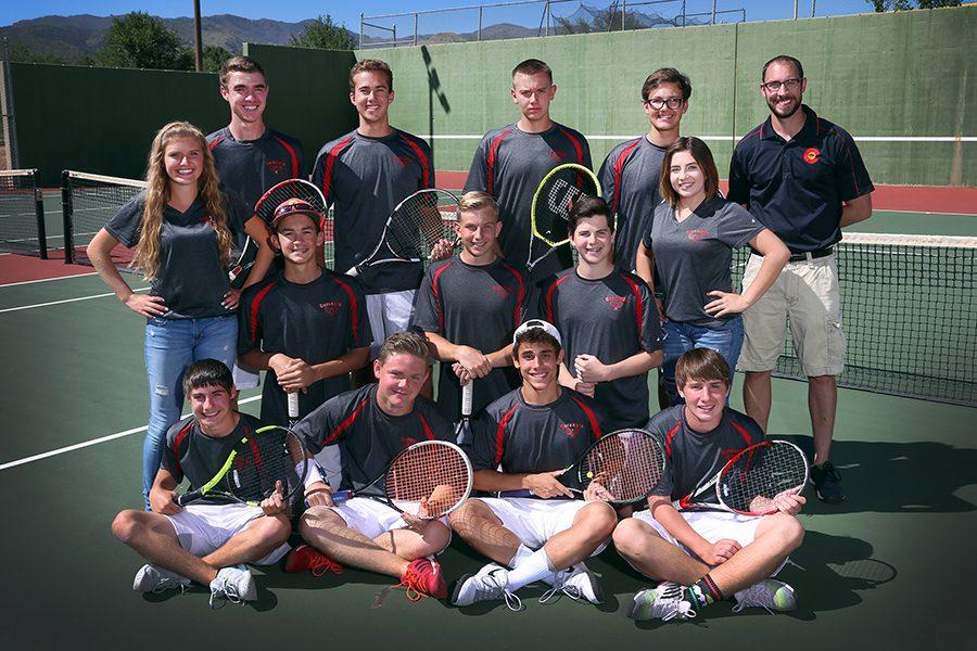 In addition to a standout role on Coronads mens varsity basketball team, Ashton Rogers is also a member of Coronados mens varsity tennis team, playing in the #1 Singles position.