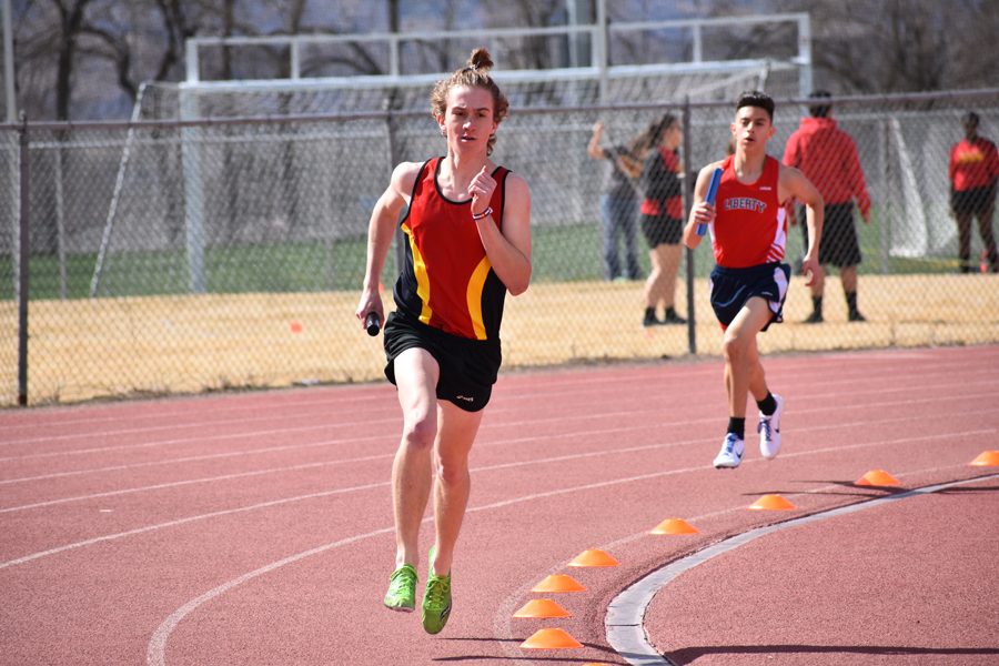 Conor Striz runs like the wind