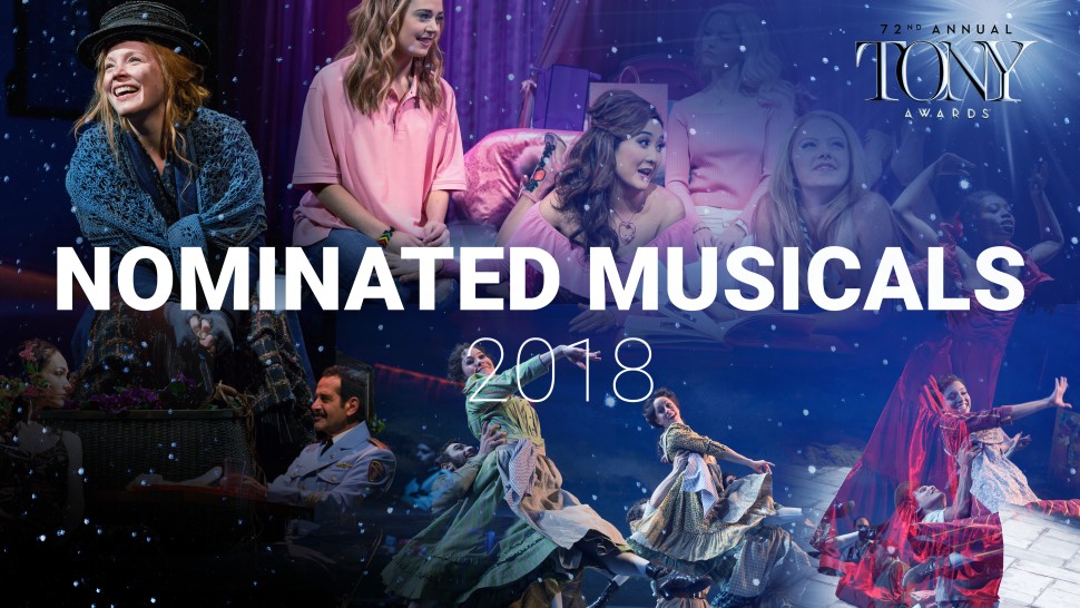 My Fair Lady, Mean Girls, The Bands' Visit, Carousel, and Once On This Island are some of the nominated musicals. Photo from Playbill