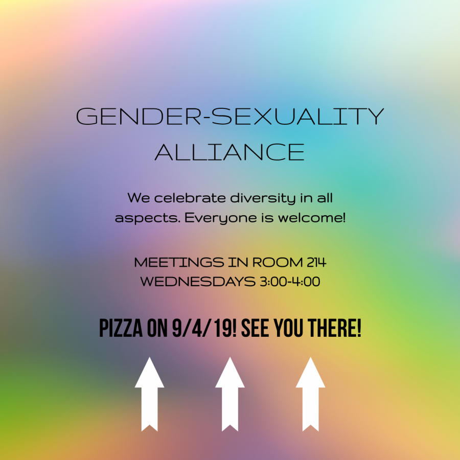 Gender-Sexuality Alliance- Come Find New Friends!