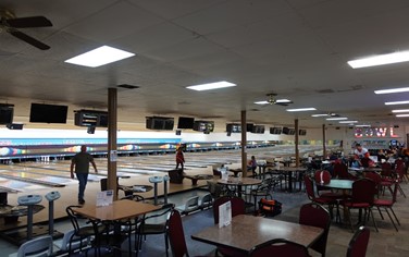 Peak Bowling alley in downtown Colorado Springs is where the Coronado unified sports team competed twice in January. 