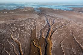 The now dried up Colorado River Delta.