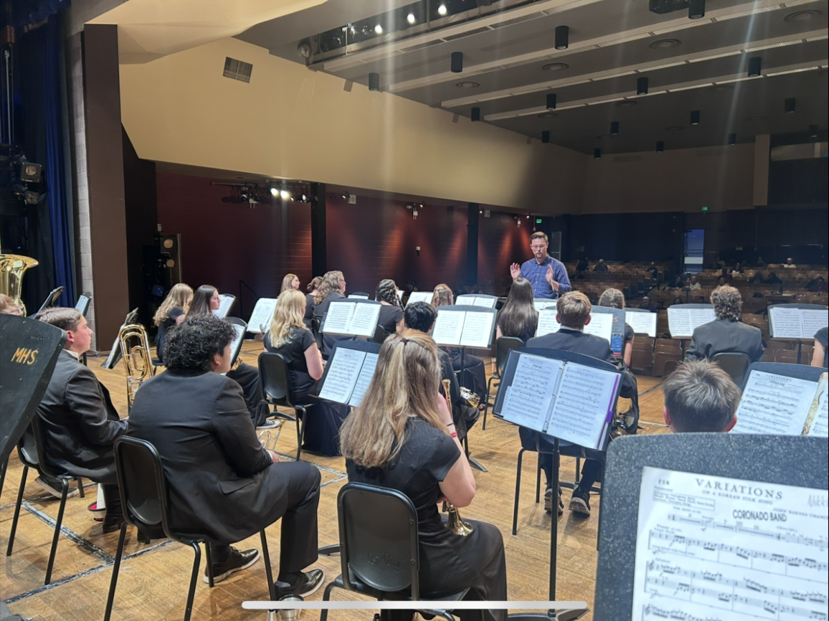 The Coronado Band on stage after performing on February 12th 2026