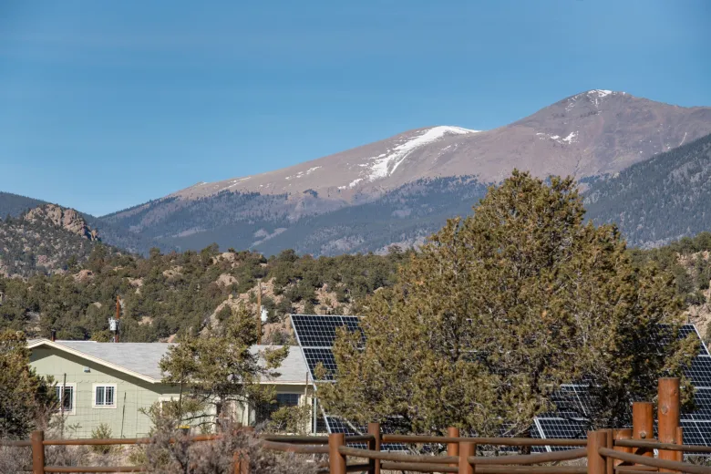 Snowpack in Colorado on February 12, 2026.  