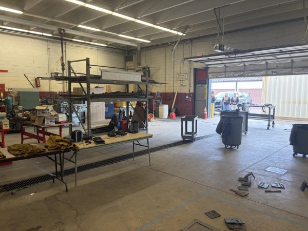 Picture taken Matthew Harfert from Coronados current Welding and Technology classroom.